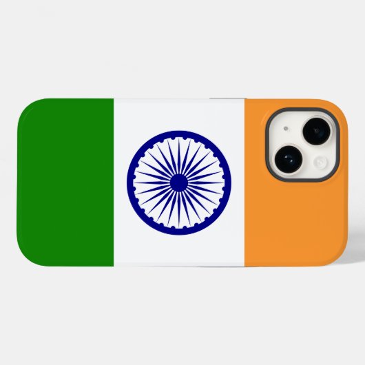Indian flag Case-Mate iPhone hülle (Rückseite (Horizontal))