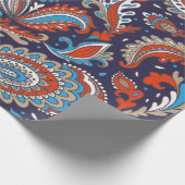Indian floral paisley medallion pattern. Ethnic Ma Geschenkpapier (Ecke)