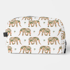 Indian Floral Paisley Ornate Elephants Waschbeutel