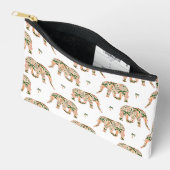 Indian Floral Paisley Ornate Elephants Zubehörtasche (Offen)