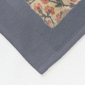 Indian Floral Rug 17. Jahrhundert Kunst Fleecedecke (Ecke)