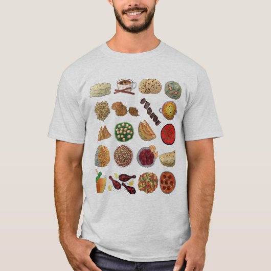 Indian Food Cuisine Cuisine Köche T-Shirt (Vorderseite)