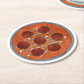 Indian Food Cuisine Malai Kofta Vegetarian Disc Runder Pappuntersetzer (Angewinkelt)