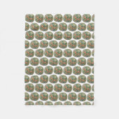 Indian Food Cuisine Restaurant Chicken Biryani Fleecedecke (Vorderseite)