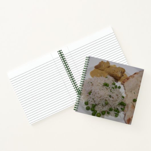 Indian Food Notebook Notizblock (Innenseite)