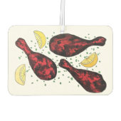 Indian Food Tandoor Cooking Tandoori Hühnchen Autolufterfrischer (Rückseite)