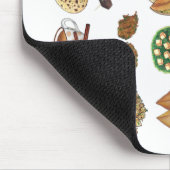 Indian Foods Geschirr Cuisine of India Illustratio Mousepad (Ecke)