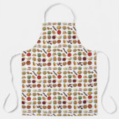 Indian Foods Geschirr Cuisine of India Illustratio Schürze (Vorderseite)