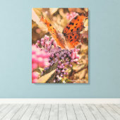 Indian Fritillary:Premium Canvas Leinwanddruck (Insitu (Holzboden))