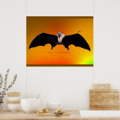 Indian Fruit Bat Poster (Küche)