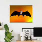 Indian Fruit Bat Poster (Heimbüro)
