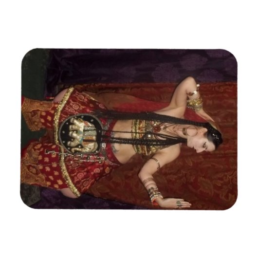 Indian Fusion Bly Dancer Magnet (Horizontal)
