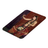Indian Fusion Dancer Magnet (Linke Seite)