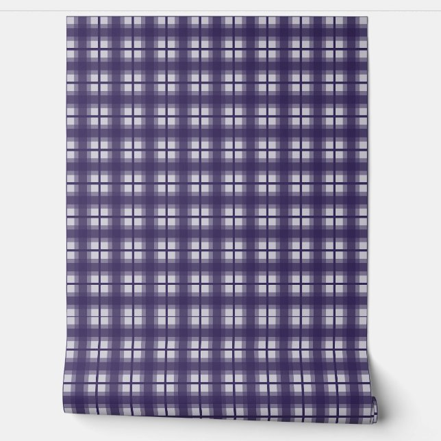 Indian Gingham - Majestic Indigo Tapete (Abrollen)