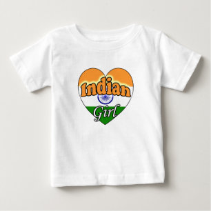 Indian Girl Baby T-shirt