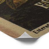 Indian Girl Chewing Tobacco [1874] Poster (Ecke)