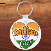 Indian Girl Schlüsselanhänger (Vorderseite)