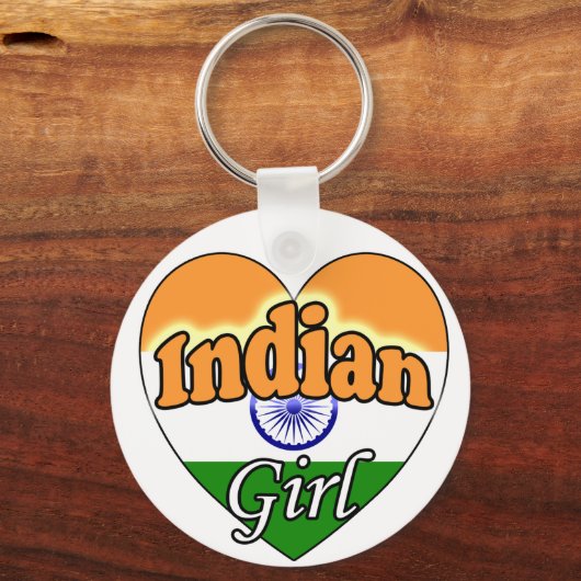 Indian Girl Schlüsselanhänger (Vorderseite)
