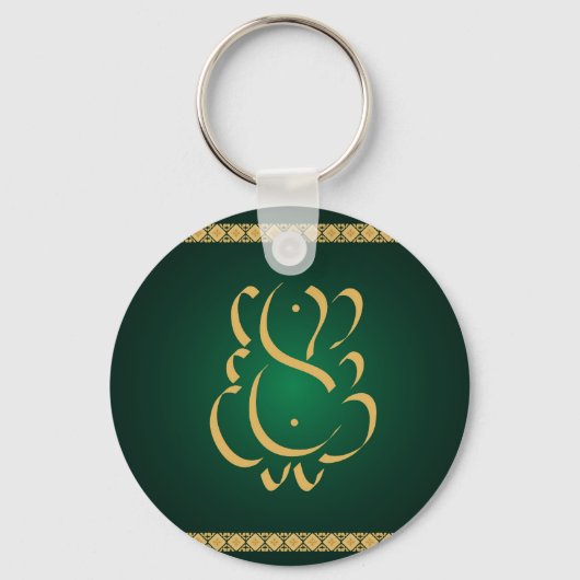 Indian God Ganesha - Keychain Schlüsselanhänger (Vorderseite)