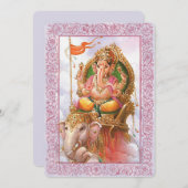 Indian Gods/Ganesha - Einladungskarte Einladung (Vorne/Hinten)