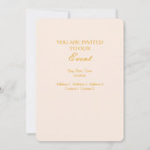 Indian Gods/Ma Durga - Einladungskarte Einladung (Rückseite)