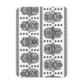 Indian Hand Drawn Hamsa Doodle Magnet (Vertikal)