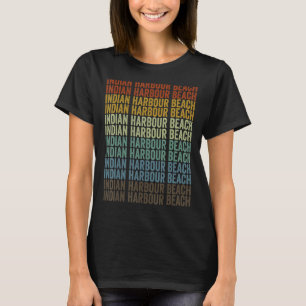 Indian Harbour Beach City Retro T-Shirt