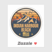Indian Harbour Beach, Florida Aufkleber (Blatt)