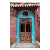 Indian Haveli Door Poster (Vorderseite)