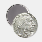 INDIAN HEAD NICKEL MAGNET (Vorderseite/Rückseite)