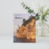 Indian Head Rock Michigan Postkarte (Stehend Vorderseite)