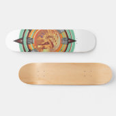 Indian Head Test Pattern Skateboard (Horizontal)