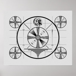 Indian-Head-Testbild Poster