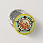 Indian Head-Testmuster Button (Vorne & Hinten)