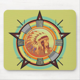 Indian Head-Testmuster Mousepad