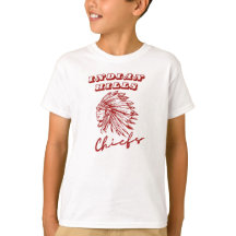 Indian Hills Chiefs Boys' White School Prix T-Shir