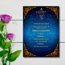 Indian Hindu Boy Dhoti Zeremonie Pancha Kattu Invi