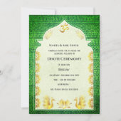 Indian Hindu Boy Dhoti Zeremonie Pancha Kattu Invi Einladung (Vorderseite)