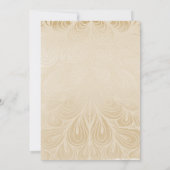 Indian Hindu Bridal Dusche Einladung (Rückseite)