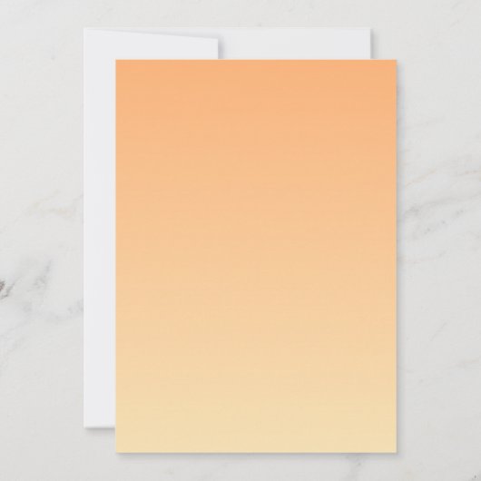 Indian Hindu Bride Haldi Zeremonie Butterfly Einladung (Rückseite)