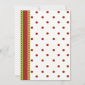 Indian Hindu Ganesh Wedding Einladung Garba Mehndi (Rückseite)