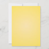 Indian Hindu Groom Haldi Zeremonie Butterfly Einladung (Rückseite)