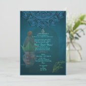 Indian Hindu House Erwärmung Grihapravesh Einladun Einladung (Stehend Vorderseite)