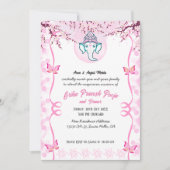 Indian Hindu Housewärming Griha Pravesh Butterfly Einladung (Vorderseite)