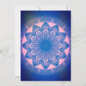 Indian Hindu Housewärming Griha Pravesh Chakra Einladung (Rückseite)