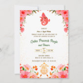 Indian Hindu Housewarming Griha Pravesh Einladung (Vorderseite)