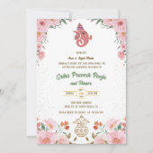 Indian Hindu Housewarming Griha Pravesh Einladung (Vorderseite)