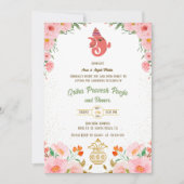 Indian Hindu Housewarming Griha Pravesh Einladung (Vorderseite)