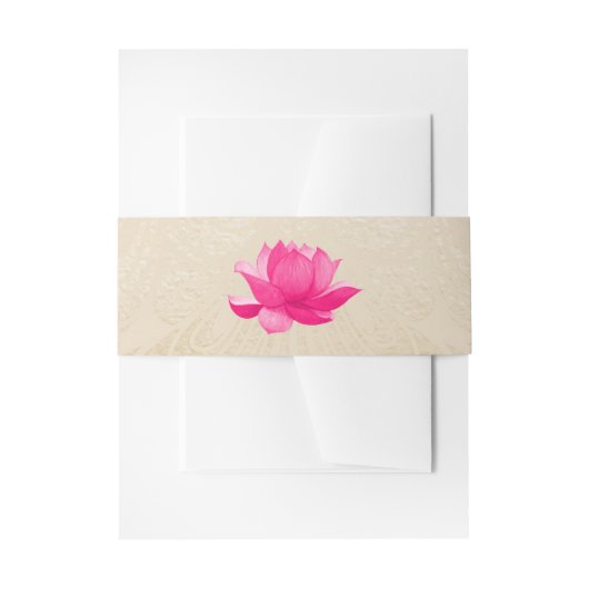 Indian Hindu Lotus Wedding Bly Band (Vorderseite Beispiel)