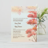 Indian Hindu Wedding Ganesha Einladung (Stehend Vorderseite)